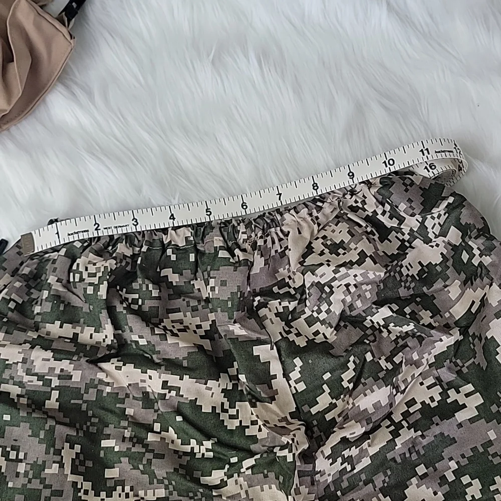 ARMY RANGER Digital Green Camo Unisex Halloween Dress Up Play Military Costume L
